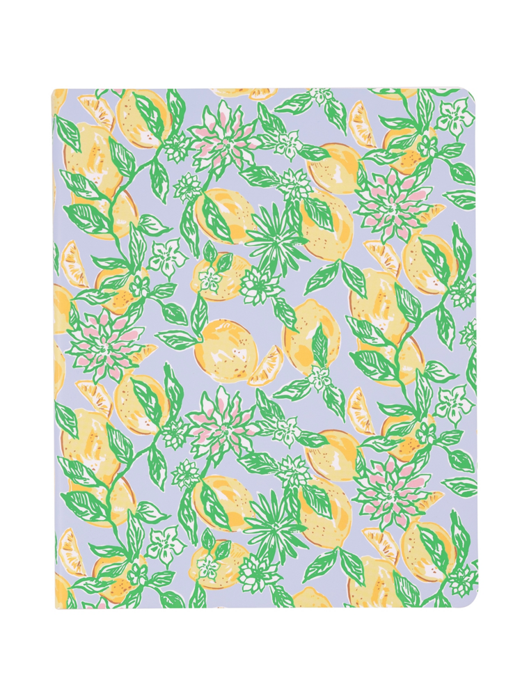 LILLY PULITZER Concealed Spiral Mini Notebook in Make Lemonade