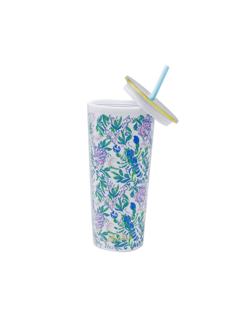 LILLY PULITZER 24oz Tumbler with Straw in Just A Pinch