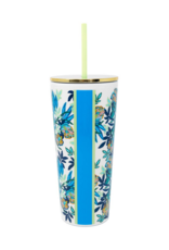 LILLY PULITZER 24oz Tumbler with Straw in Hottest Spot