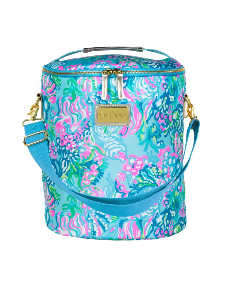 LILLY PULITZER Beach Cooler in Aqua La Vista
