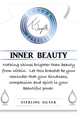 TJAZELLE Inner Beauty Bracelet in Denim Blue Agate & Silver