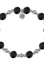 TJAZELLE Day By Day Bracelet in Onyx & Silver
