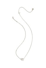 KENDRA SCOTT DESIGN Tatum Silver Short Pendant Necklace in Neutral Mix