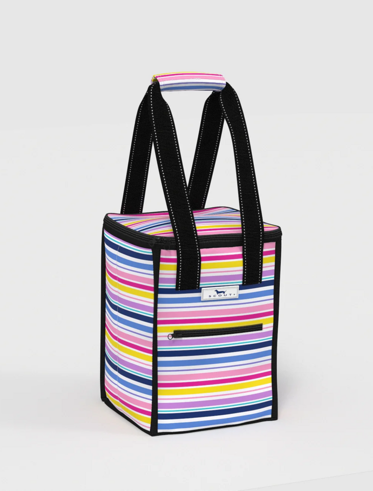 SCOUT Pleasure Chest Soft Cooler in Stripe A Pose