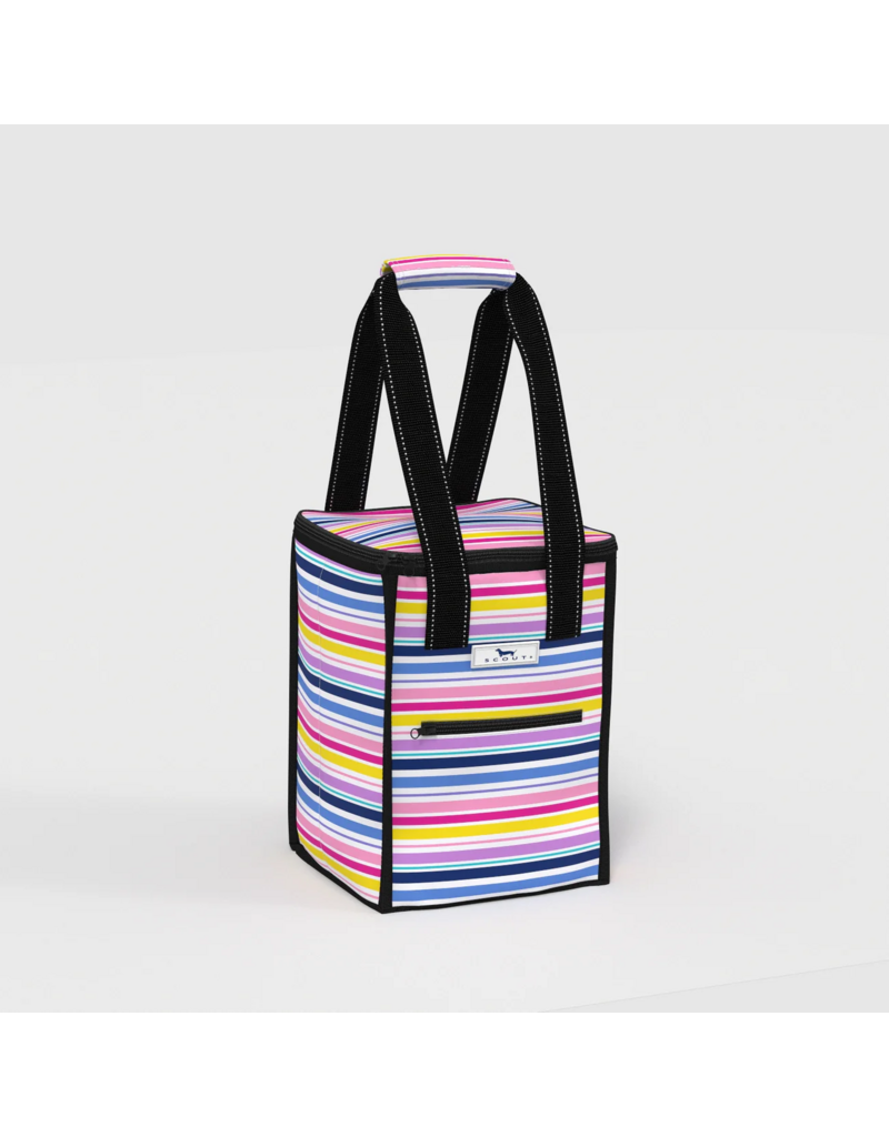 SCOUT Pleasure Chest Soft Cooler in Stripe A Pose
