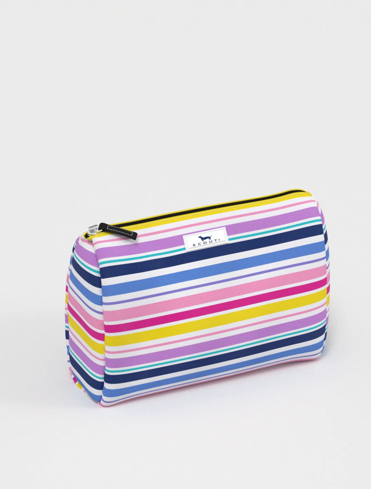 SCOUT Packin' Heat Makeup Bag in Stripe A Pose