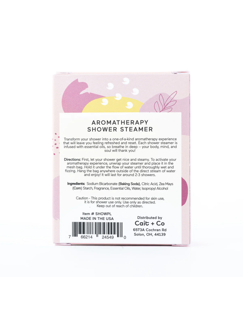 Peppermint & Lemon Aromatherapy Shower Steamer