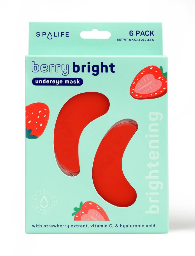 Berry Brightening Undereye Masks (Pack of 6)