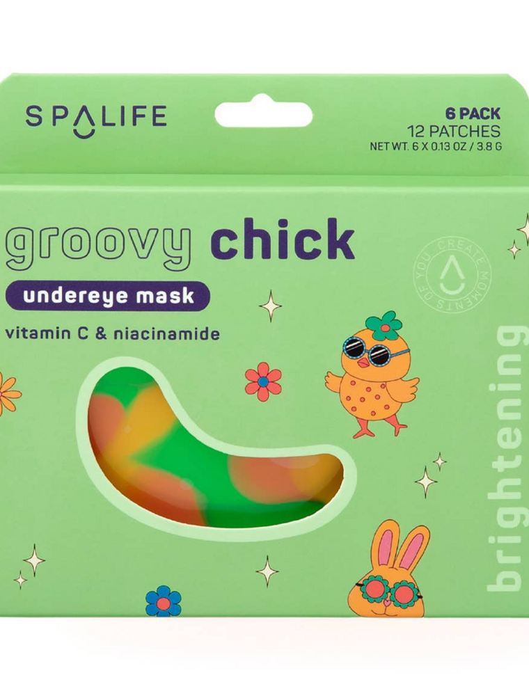Groovy Chick Brightening Undereye Masks (Pack of 6)