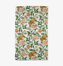 GEOMETRY A Peony For Your Thoughts Tea Towel