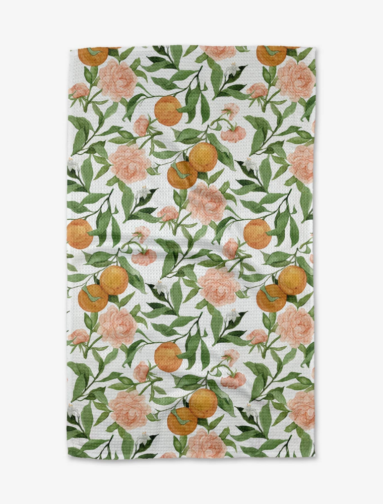 GEOMETRY A Peony For Your Thoughts Tea Towel