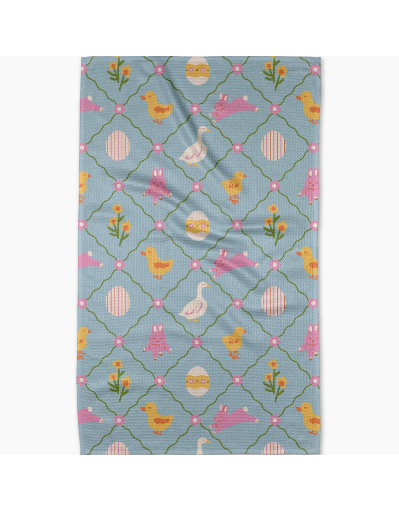 GEOMETRY Easter Critters Tea Towel