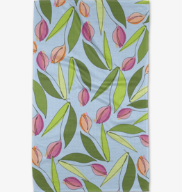 GEOMETRY May Flowers Tea Towel