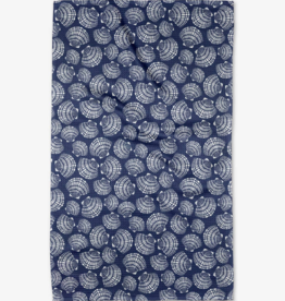 GEOMETRY Nautical Seashells Tea Towel