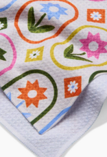 GEOMETRY Petal Patchwork Tea Towel