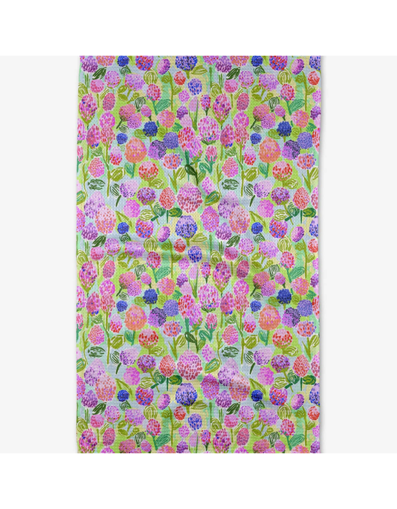 GEOMETRY Spring Clovers Tea Towel