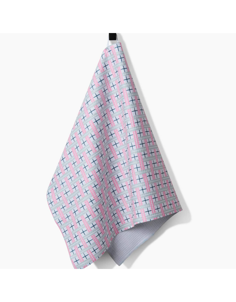 GEOMETRY Spring Cottage Plaid Tea Towel