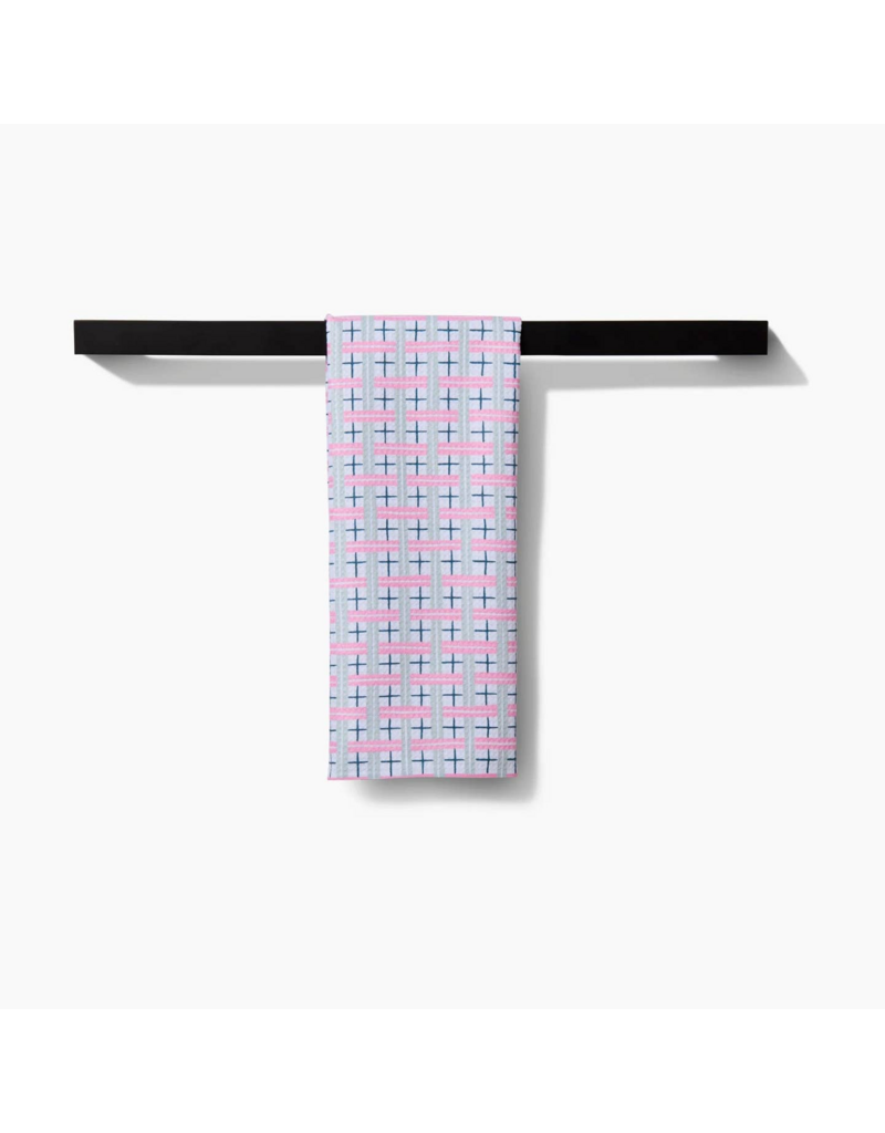 GEOMETRY Spring Cottage Plaid Tea Towel