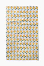 GEOMETRY Tulip Flowers Tea Towel