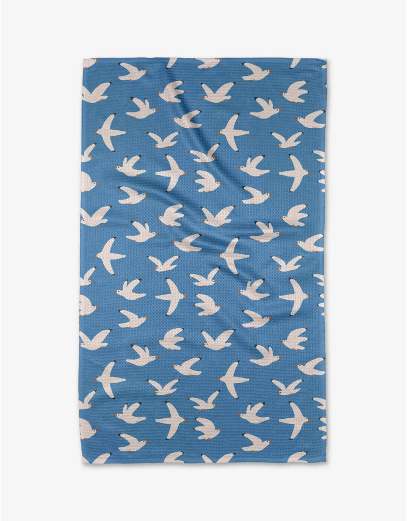 GEOMETRY Seagulls Tea Towel