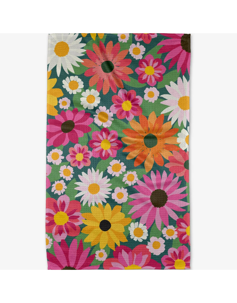 GEOMETRY Wild Blooms Tea Towel