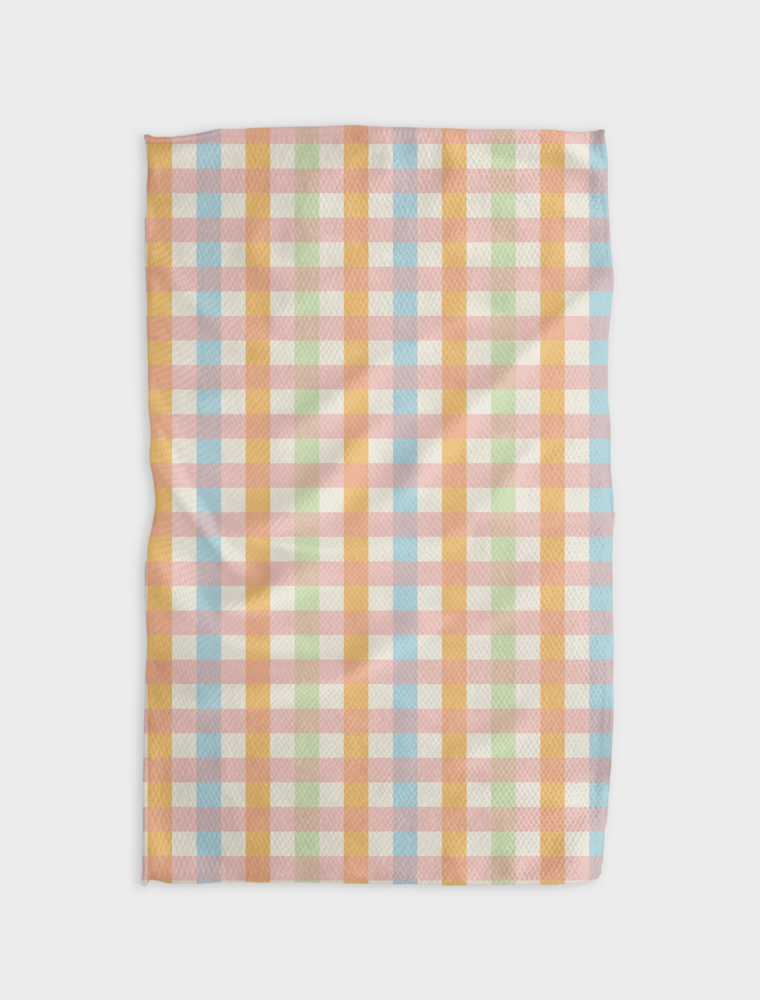 GEOMETRY Table For Two Colors Tea Towel