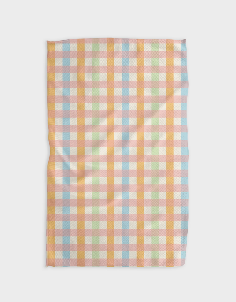 GEOMETRY Table For Two Colors Tea Towel