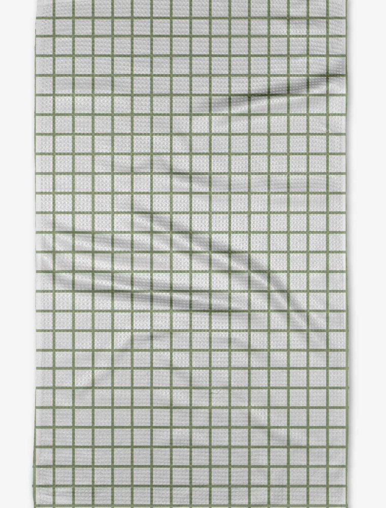 GEOMETRY Sweet Mint Tea Towel