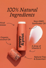 POPPY & POUT Pomegranate Peach Lip Balm