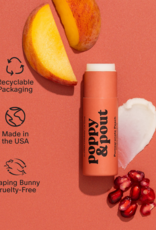 POPPY & POUT Pomegranate Peach Lip Balm