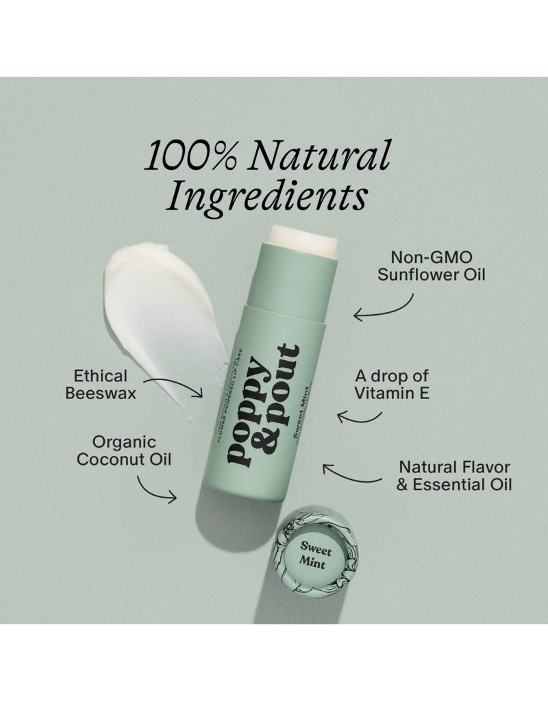 POPPY & POUT Sweet Mint Lip Balm