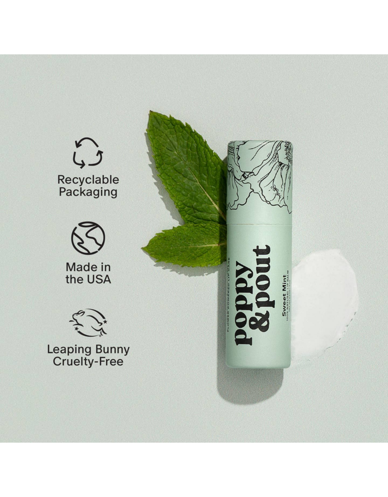 POPPY & POUT Sweet Mint Lip Balm
