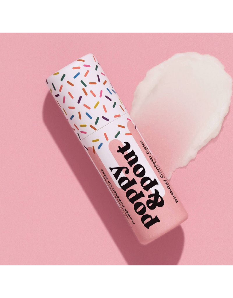 POPPY & POUT Birthday Cake Confetti Lip Balm