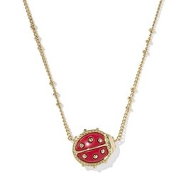 KENDRA SCOTT DESIGN Ladybug Gold Short Pendant Necklace