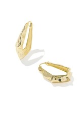 KENDRA SCOTT DESIGN Adriana Scallop Hoop Earrings in Gold