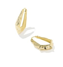 KENDRA SCOTT DESIGN Adriana Scallop Hoop Earrings in Gold