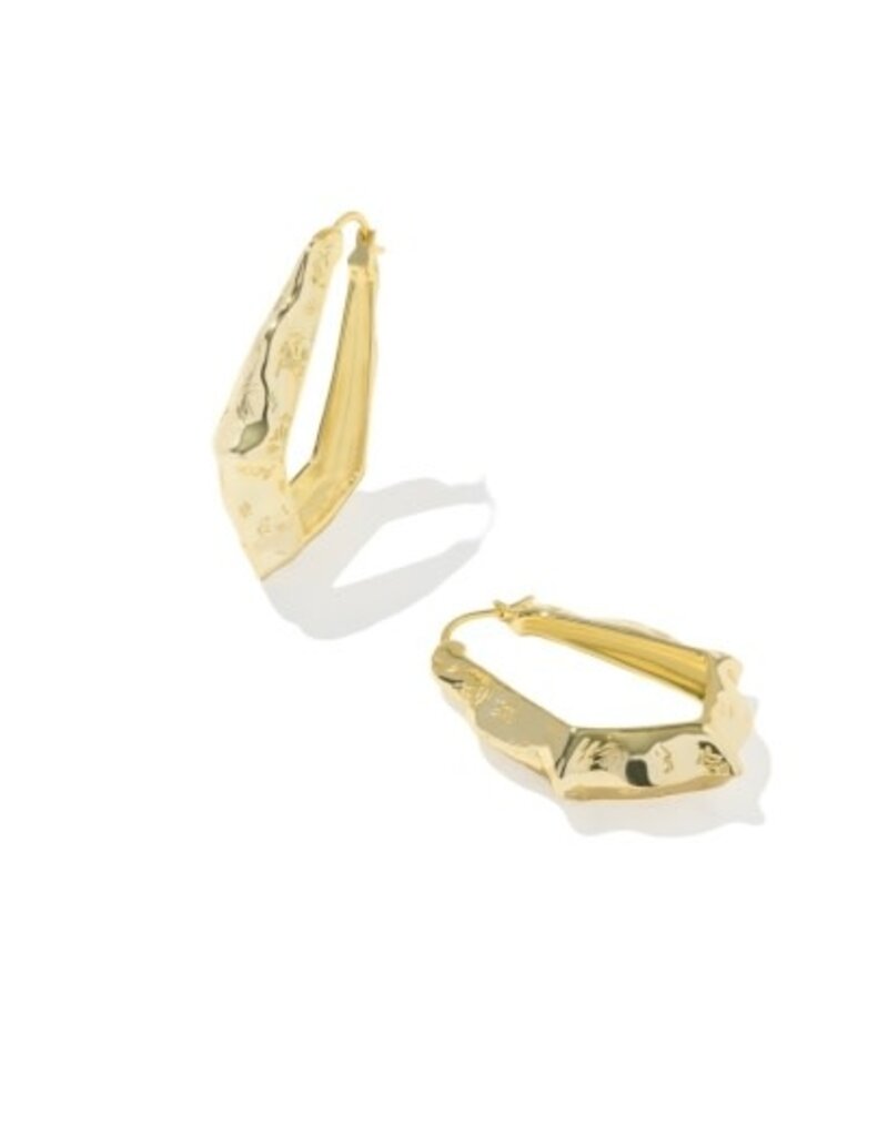 KENDRA SCOTT DESIGN Adriana Scallop Hoop Earrings in Gold