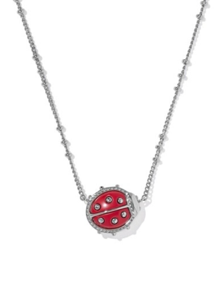KENDRA SCOTT DESIGN Ladybug Silver Short Pendant Necklace