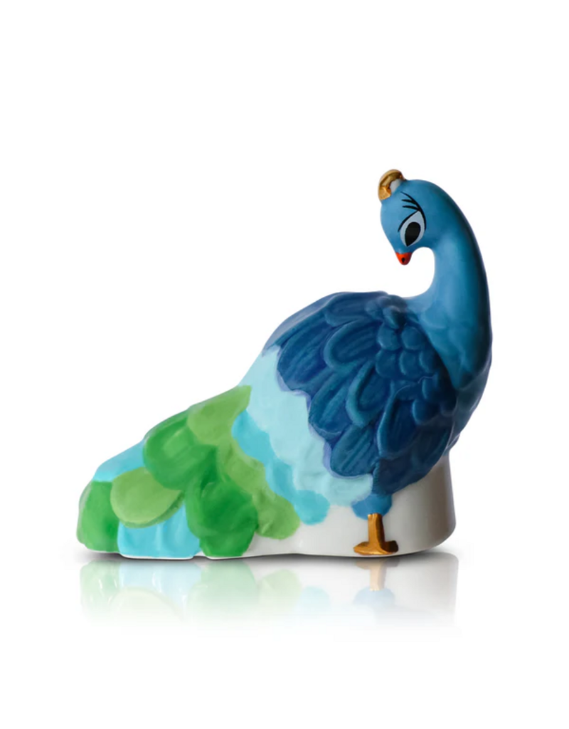 NORA FLEMING Fancy Feathers Peacock Mini