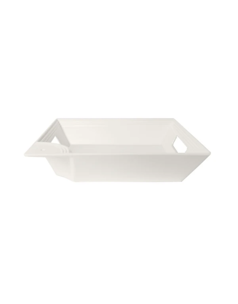 NORA FLEMING Pinstripes Square Melamine Tray