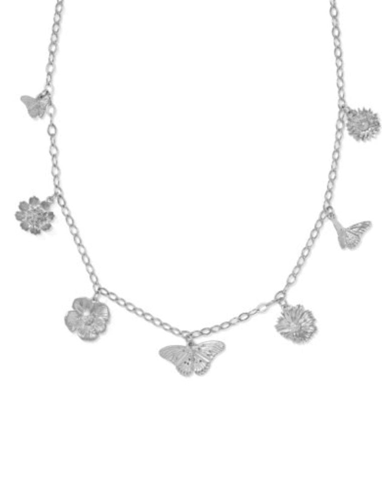 KENDRA SCOTT DESIGN Cailey Charm Necklace in Vintage Silver