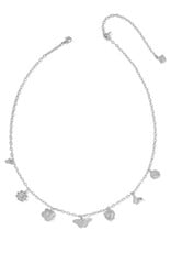 KENDRA SCOTT DESIGN Cailey Charm Necklace in Vintage Silver
