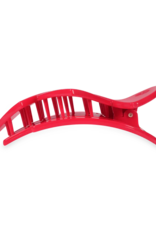 TELETIES Red Heart to Heart Medium Flat Hair Clip