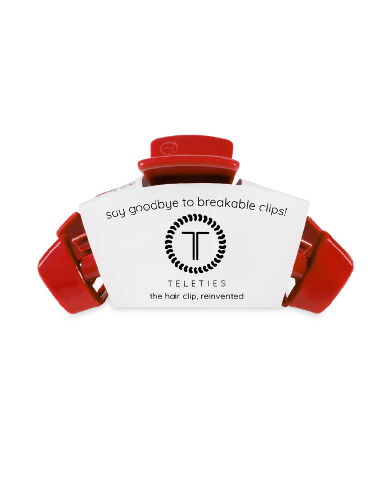 TELETIES Classic Red Carpet Ready Medium Hair Clip