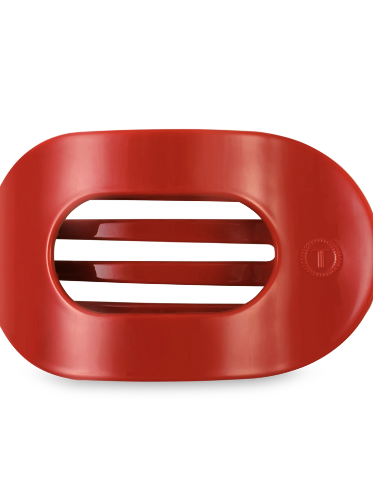 TELETIES Red Carpet Ready Large Flat Round Hair Clip