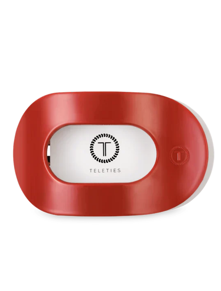 TELETIES Red Carpet Ready Medium Flat Round Hair Clip