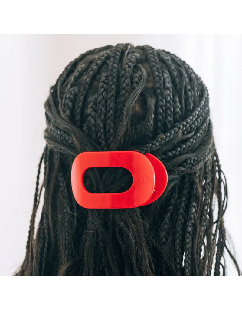 TELETIES Red Carpet Ready Medium Flat Round Hair Clip