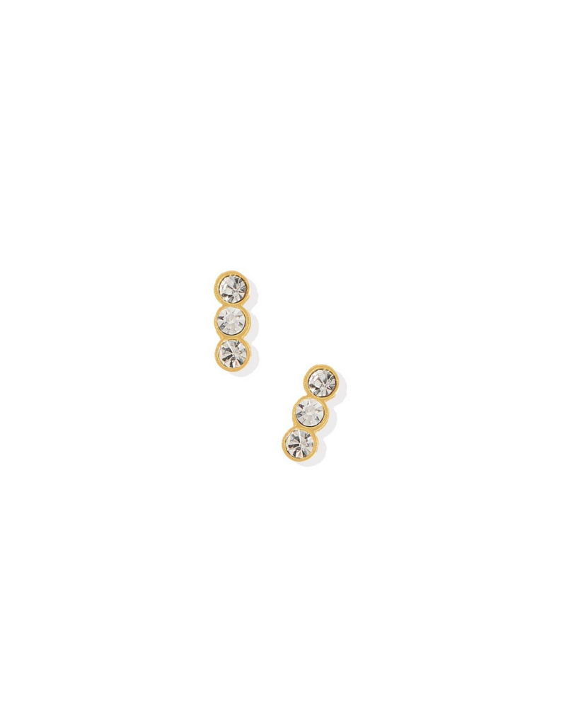 LINNY & CO Poppy Gold Screwback Stud Earrings