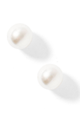 LINNY & CO Payton 5mm White Pearl Gold Screwback Stud Earrings