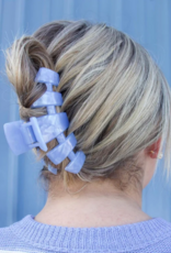 TELETIES Classic Blue Lagoon Large Hair Clip